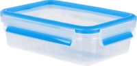 EMSA 508539 Clip & Close 0.8 l Frischhaltedose Transparent/Blau
