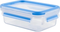 EMSA 508538 Clip & Close 0.55 Liter Frischhaltedose Transparent/Blau