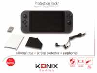 KONIX Konix Protection Pack Switch Nintendo Tasche, Schwarz/Weiß