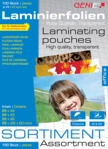 GENIE Kombipackung (sortiert) Laminierfolien