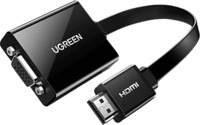 UGREEN HDMI zu VGA 25cm Video Converter, Schwarz