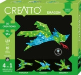KOSMOS Creatto Drache / Dragon 3D Puzzle, Mehrfarbig