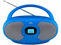 OK. ORC 131-BL STEREO CD Player, Blau