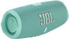 JBL Charge 5 Bluetooth Lautsprecher, Türkis, Wasserfest