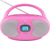 OK. ORC 131-PK STEREO CD Player, Pink