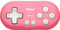 8BITDO ZERO 2 Gaming Controller Rosa f&uuml;r Android, Nintendo Switch, PC, MAC