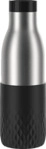 EMSA N31105 Bludrop Sleeve Trinkflasche Edelstahl/Schwarz