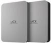 LACIE Mobile Drive Secure Festplatte, 4 TB HDD, 2,5 Zoll, extern, Space Grey