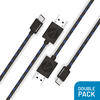 STEALTH PS5 Twin Play & Charge Kabel (2x 3m) Ladekabel, Schwarz