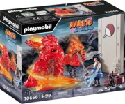 PLAYMOBIL 70666 Sasuke vs. Itachi Spielset, Mehrfarbig