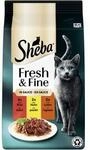Sheba Fresh & Fine in Sauce mit Rind, Huhn und Lamm