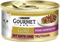 Purina Gourmet Gold Feine Komposition mit Ente und Truthahn