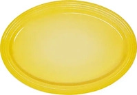 Le Creuset 10387, Le Creuset SERVIERPLATTE OVAL 46 CM CITRUS