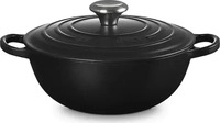 Le Creuset 16164, Le Creuset La Marmite Signature 24 cm Schwarz