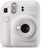 Instax Mini 12 86 x 54 mm Sofortbild Kamera (Weiß)