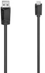 200608 0,48 Gbit/s Stecker Micro-USB A auf USB A 1,5 m (Schwarz)