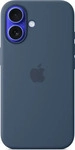 Apple MYY23ZM/A, Silikon Case mit MagSafe Cover f&uuml;r Apple iPhone 16 (Blau)