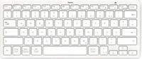 Hama 00125133, Hama 125133 Travel 400 Tastatur f&uuml;r Jede Marke (Grau, Wei&szlig;)
