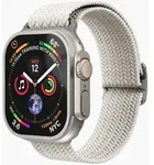 Woven Loop Armband Apple Watch 44 | 45 | 46 | 49 mm (Cremefarben)