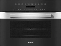 Miele 11104060, Miele H7240BM Einbaubackofen kompakt Mikrowelle