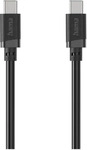 Hama 00201810, Hama 201810 0,48 Gbit/s Stecker USB C auf USB C 3 m (Schwarz)