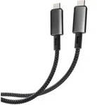 64011 10 Gbit/s Stecker USB C auf USB C bis 100 W 1 m (Schwarz)
