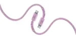 Flexi Braided Data Cable Stecker USB C auf USB C bis 100 W 1,5 m (Pink)