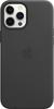 Apple MHKM3ZM/A, Leder Case mit MagSafe Cover für Apple iPhone 12 Pro Max (Schwarz)