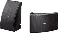 Yamaha NS-AW592BL, Yamaha NS-AW592 50 W 2-Wege Lautsprecher (Schwarz)