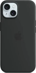 Apple MT0J3ZM/A, Silikon Case mit MagSafe Cover f&uuml;r Apple iPhone 15 (Schwarz)