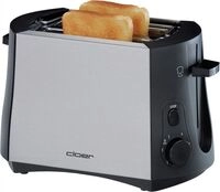 Cloer 3419 Toaster (edelstahl/schwarz) Toaster