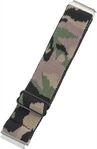 Peter J&auml;ckel Watch Band 18985 (camouflage grau) Ersatzarmband