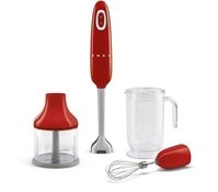 Smeg HBF03RDEU Stabmixer Set AllMix (rot) Stabmixer