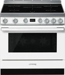 Smeg CPF9IPWH, Smeg CPF9IPWH (weiss) Stand-Elektroherd mit Induktionsfeld,