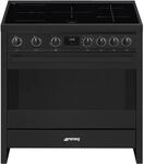 Smeg B95IMAN9 (anthrazit) Stand-Elektroherd mit Induktionsfeld