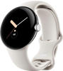 Google GA03182-DE, Google Pixel Watch WiFi (polished silver/ch) Smartwatch