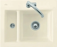 Villeroy & Boch 67802FKD Subway 60 XM flat Fossil Keramiksp&uuml;le...