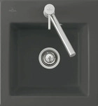Villeroy & Boch 67812FJ0 Subway 45 XS flat Chromite Keramiksp&uuml;le...