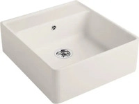 Villeroy & Boch 632061KR Sp&uuml;lstein Einzelbecken Crema Keramiksp&uuml;le Handbet&auml;tigung