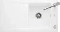 Villeroy & Boch 33072FR1 Timeline 50 flat Wei&szlig; Alpin Keramiksp&uuml;le