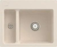 Villeroy & Boch 67801FFU Subway 60 XM flat Ivory Keramiksp&uuml;le Handbet&auml;tigung