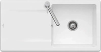 Villeroy & Boch 333601R1 Siluet 60 Wei&szlig; Alpin Keramiksp&uuml;le Handbet&auml;tigung