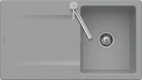Villeroy & Boch 33352Fi4 Siluet 50 flat Graphite Keramiksp&uuml;le Excenterbet&auml;tigung