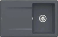 Villeroy & Boch 33341Fi4 Siluet 45 flat Graphite Keramiksp&uuml;le Handbet&auml;tigung