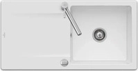 Villeroy & Boch 333602KG Siluet 60 Snow White Keramiksp&uuml;le Excenterbet&auml;tigung