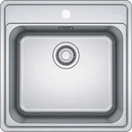 FRANKE 1010622893, Franke BELL BCX 610-51 Einbausp&uuml;le Edelstahl Handbet&auml;tigung
