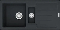 FRANKE 1140338333, Franke STRATA STG 651-86 Einbausp&uuml;le Fragranit+ reversibel Onyx /