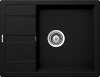 SCHOCK MAND100AGON, Schock MANHATTAN D-100 Cristalite Einbausp&uuml;le Auflage Onyx