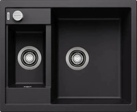Blanco 525922, Blanco METRA 6 Silgranit Einbausp&uuml;le Becken reversibel Schwarz