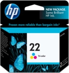 HP HP Ink Cart 22/3c small 5ml 1pk (3-farbig)